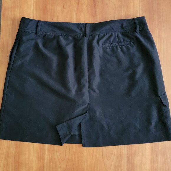 Izod Black Golf Athletic Skort - 14 - Picture 6 of 8
